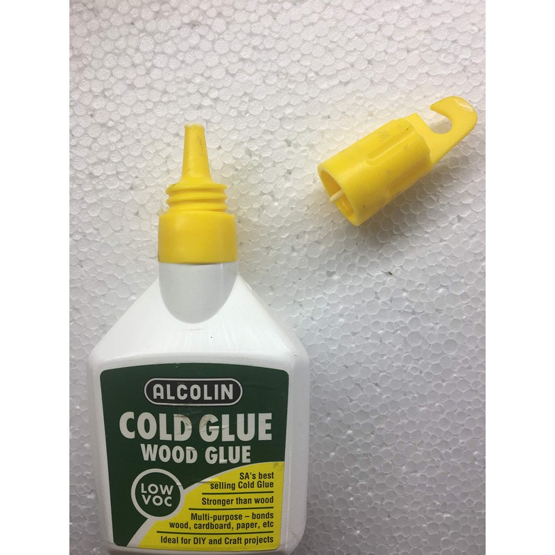 3 Bottles of Alcolin Wood Glue for Wood, 4.2 fl