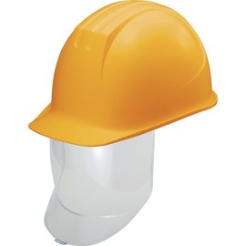 Tanizawa 0162-SD-Y2-J Large Shield Surface Helmet with Fluted Yellow