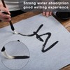 Dianelhall 6 Pieces Water Drawing Writing Cloth Reusable Water Paper