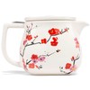 Tea Forte Fiore Sakura Cherry Blossom Ceramic Teapot with Removable