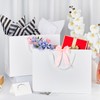 Ohuimrt 12 PCS White Gift Bags with Tissue Papers, 16"