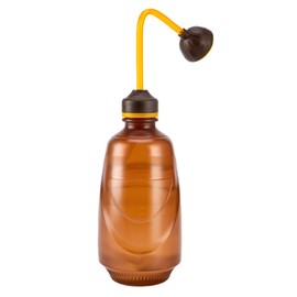 Watering Can for Seedlings, Tiny Watering Bottle for Small Desk Plants Andsucculent Plants 0.45L (Brown)