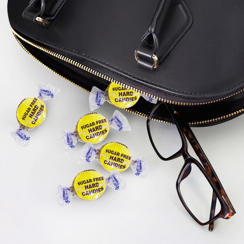 Sugar Free Lemon Hard Candy Drops - 1 Pound Approx.