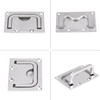 316 Stainless Steel Recessed Flush-Mount Ring Pull Handle with Mounting