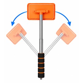 Car Windshield Cleaning Brush for Interior & Exterior Glass – Extendable Handle Microfiber Tool for Easy Window Cleaning