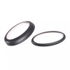 carmotion88 Matte Black Front Rear Emblem Trim Ring Badge Kit