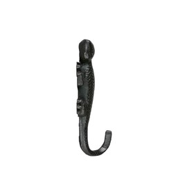Dulton Iron Parts Lizard Hook, Antique Black, Height 7.1 x Width 3.3 x Depth 2.0 inches (180 x 86 x 50 mm), LIZERD HOOK A.BLK S255-90ABK