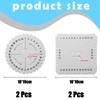 Kumihimo Disk Set,4 PCS Round and Square Braiding Disk Versatile