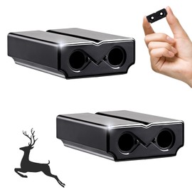 Deer Whistles for Car - Deer Horn for Vehicles, Trunks, Motorcycle, SUV, Deer deterrent Warning Devices Animal Alert for Cars with Extra Tapes（2 Pack）