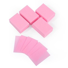 600 Pcs Lint Free Wipes For Nails, Lint-Free Nail Wipe Pads UV Gel Absorbent Remover Wipes for Nail, Eyelash, Lip, Pink