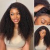 Beauhair Afro Curly Wig Human Hair Glueless Wear and Go