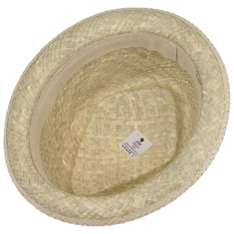 Lipodo Diamond Crown Straw Hat Women/Men - Porkpie Made in