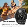 Gosasa Men's Large Face Digital Sports Watch - Waterproof Military