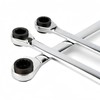 Boxonly 4 in 1 Reversible Ring Ratchet Spanners Multi-Purpose Double