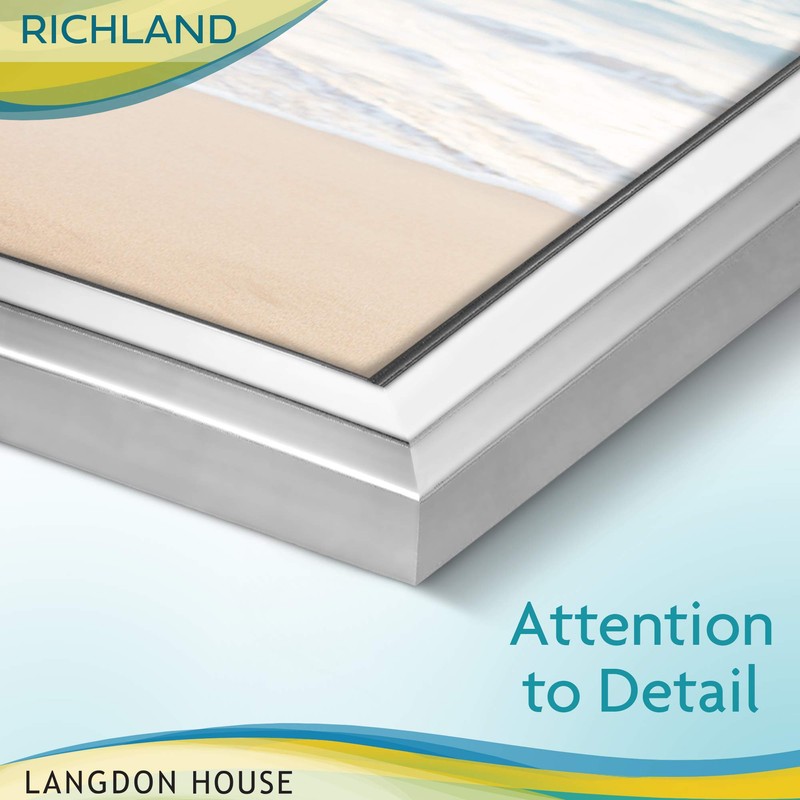 Langdon House 8x10 Picture Frames Set (Silver, 6 Pack) Distinguished