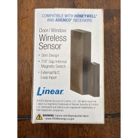 Linear HONDWA01 Door or Window Sensor for 2GIG or Honeywell Wireless Alarm...