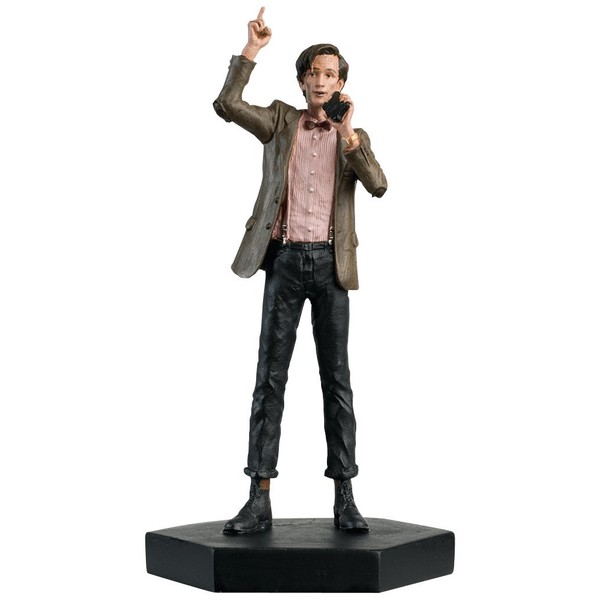 Doctor Who Figurine Collection - Figure #1 - 11th Doctor Who Matt Smith - Hand Painted 1:21 Scale Model - Collector Boxed