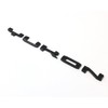 Xpipnns 4PCS Black Red Door Rear AT4 Yukon Emblems Letters