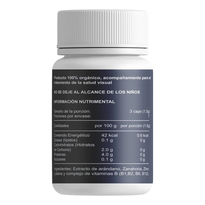 Oculax Arándano Luteína Multivitamínico Cápsulas Salud Visual