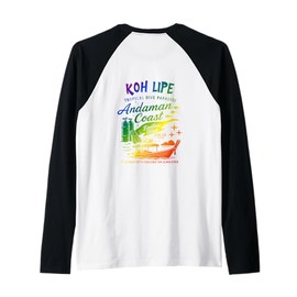 Koh Lipe Dive Adventure Andaman Coast Raglan Baseball Tee