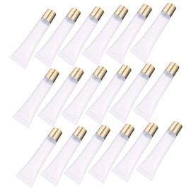 Ipetboom 50pcs Lip Gloss Tube Lip Balm Tube Hose Cosmetic Squeeze Tube Lip Pomade Tubes Cosmetic Container Packing Tubes Refillable Tubes Empty Makeup Container Lip Gloss Tubes Blank Jar