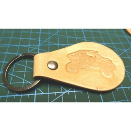 UTVD Polaris LEATHER RZR XP1000 900 800 Turbo S Custom Design Keyring Key Chain FOB