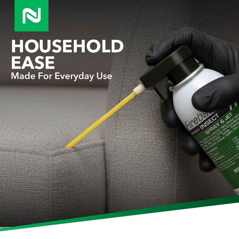 Nisus Fireback Bed Bug Spray, Water Based Insect Control for