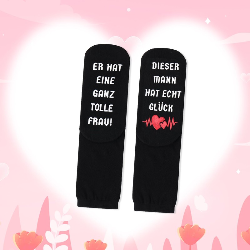 Veroola Funny Socks for Couples, Lovely Socks Gifts for Couples