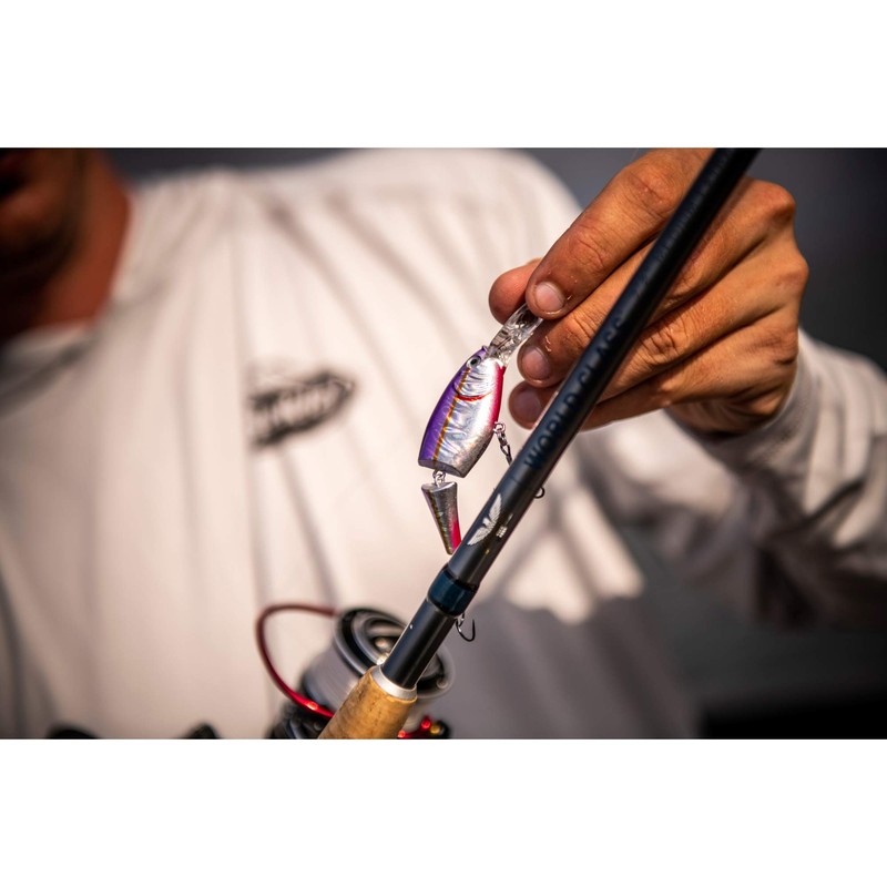 Flicker Shad Jointed Firetail MF Black Cougar 1/3 oz