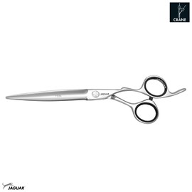 JAGUAR HERA 7.0 Inch Hairdressing Scissors in Crane Design with Forged Finger Hook and Rounded Dagger Blade Polished Made in Germany