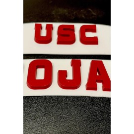3D Bumpers - USC Speed Set, for a Full Size Football Helmet