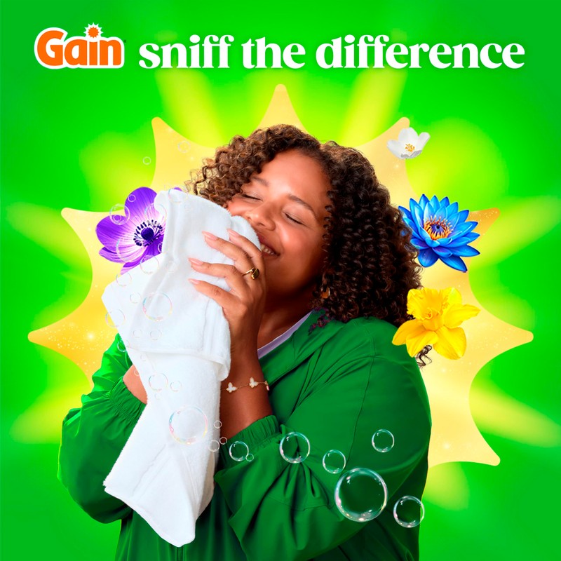 Gain Flings Liquid Washing Detergent Pacs, Now with Odor Defense