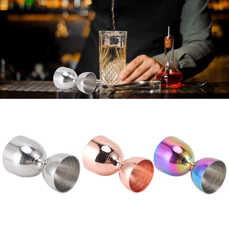 Jigger for Bartending, 60/30ml Bar Jigger Cocktail Jigger, Stainless Steel