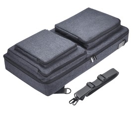 Yaowanguan Bag for Pioneer DJ DDJ-SR2/SR DJ Controller Case, Bags for Native Instruments Tractor Kontrol S4 Mk3, for Hercules Inpulse 500, Travel Carry Bag, Shoulder Bag, Backpack Accessories (Blue),