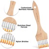 3-Piece Flat Comb Artist Grainer Rake Brush Set