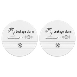 CENPEK 2 x Water Detector Water Sensor Alarm 85 dB Smart Home Water Monitor Water Detector for Kitchen, Bathroom and Cellar