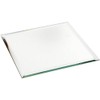Plymor 4" Square, 3mm Thick Beveled Glass Mirror