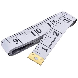 Double Sided Body Measure Ruler Tape Measure Tape Measure 150cm White Black Font Color (1)