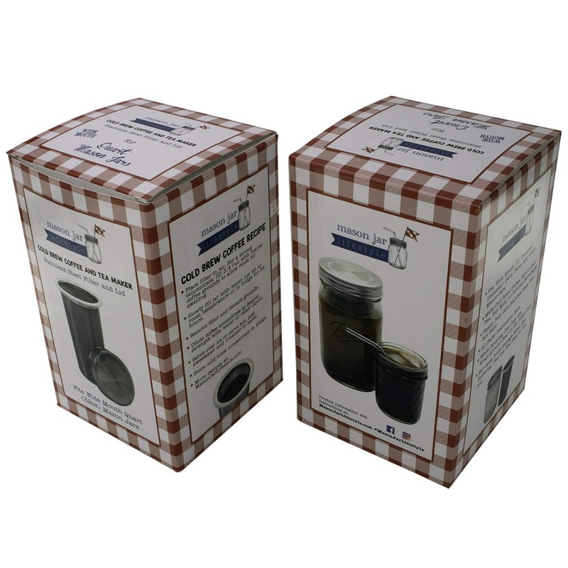 Cold Brew Coffee and Tea Maker Stainless Steel Filter for