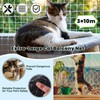 Jukibole Cat Net for Balcony, 10 x 3 m, No