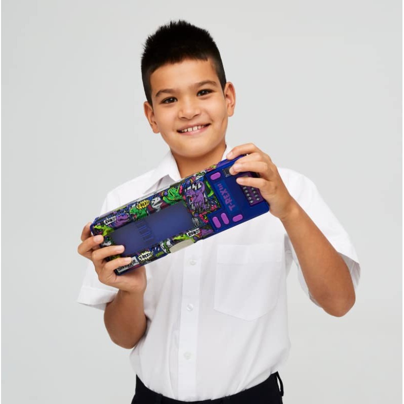 Smiggle Bright Side Pop Out Pencil Case Blue