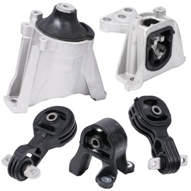 Engine Motor Mount Kit Trans Mount Compatible with Honda CRV 2.4L 2007-2011 5PCS Transmission Motor Mount Replace A65010 A4595 A4598 A4535 A4536