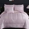 Merryword Light Pink Satin Bed in a Bag 8 Pieces