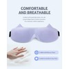 SOFTSLEEP Funny Blackout Sleep Mask，Cute Cat Ears 3D Eye Cover