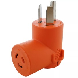 AC WORKS® Dryer Outlet Adapter | 30A 10-30P to 20A L6-20R Locking Connector