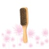 Baluue Double-sided Beard Styling Brush Men's Beard Brush Wooden Handle