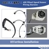 Getfarway ABS Wheel Speed Sensor Wiring Harness 89516-0C050 Compatible with