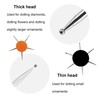 4Pcs Nail Dotting Tool Set,6-In-1 Circular Dotting Tools for Professional