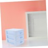 Levemolo Desktop Storage Boxes Plastic Storage Case Drawer Multi-layer Organizer