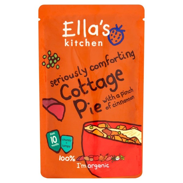 Ella's Kitchen Organic Cottage Pie Baby Pouch 10+ Months, 190g